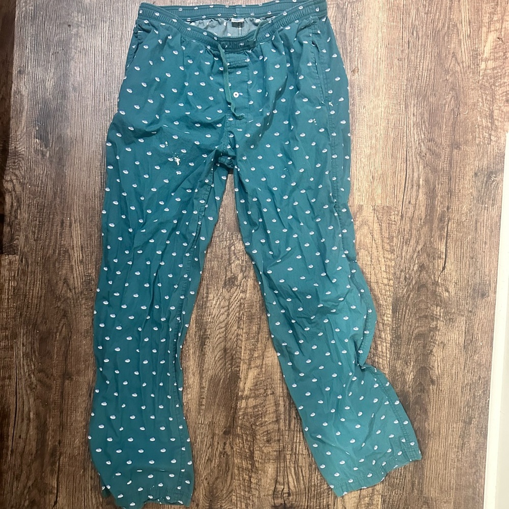 Southern Tide Teal Lounge Pants- has scratch on them